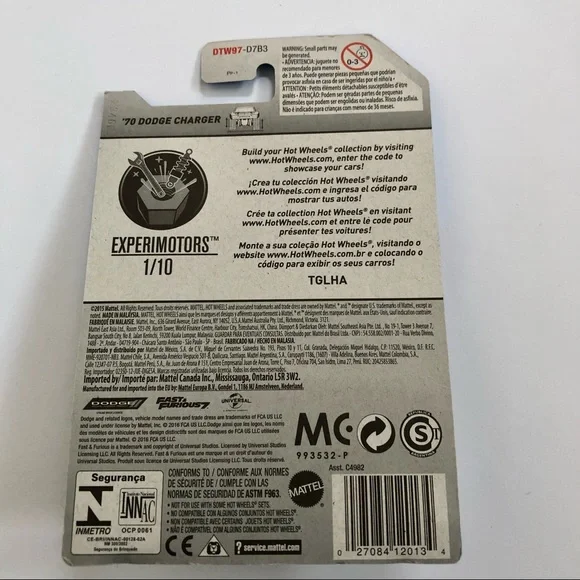 ‘70 Dodge Charger Fast and Furious Hot Wheels - Picture 2 of 3